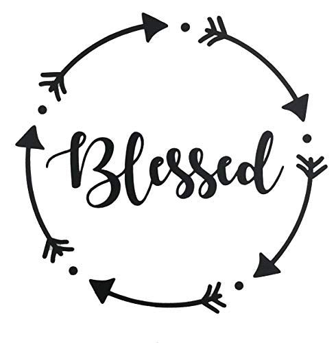 WickedGoodz Die Cut Circle Dot Blessed Decal - Inspirational Bumper Sticker - Perfect-WickedGoodz
