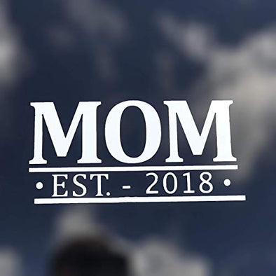 Custom Year Mom Vinyl Decal Window Sticker-WickedGoodz