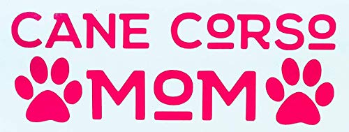 Custom Cane Corso Dog Mom Vinyl Decal-WickedGoodz