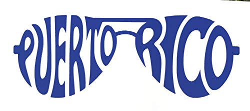 Custom Puerto Rico Decal - Tropical Bumper Sticker, for Tumblers, Laptops, Car Windows, Personalized Sunglasses Design-WickedGoodz