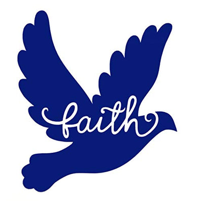 Custom Faith Dove Vinyl Decal-WickedGoodz