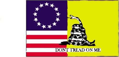 WickedGoodz Dont Tread on Me Vinyl Decal - Patriotic Bumper Sticker - Perfect 2nd Amendment 1776 Gift-WickedGoodz