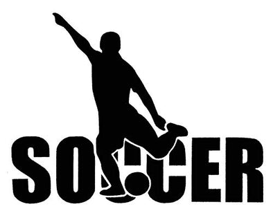 Custom Soccer Vinyl Decal Player Design-WickedGoodz