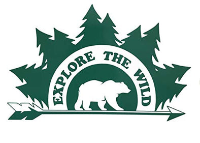 Custom Explore the Wild Vinyl Decal-WickedGoodz