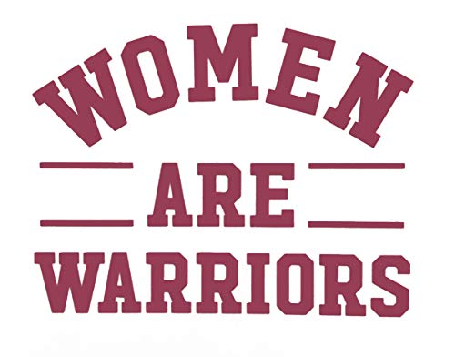 Customized Woman Are Warriors Vinyl Decal, Personalized Pro Woman Bumper Sticker, Feminist Gift-WickedGoodz