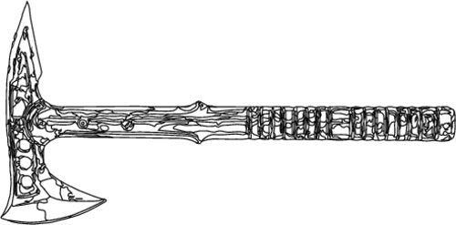 WickedGoodz Battle Ax Vinyl Window Decal - Hardcore Bumper Sticker - Perfect Combat Weapon Gift-WickedGoodz