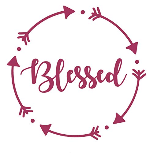 WickedGoodz Die Cut Circle Dot Blessed Decal - Inspirational Bumper Sticker - Perfect-WickedGoodz