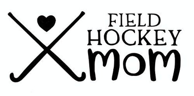 Custom Field Hockey Mom Vinyl Decal-WickedGoodz