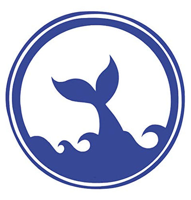 Personalized Vinyl Custom Whale Tail Decal - Sea Life Bumper Sticker, for Tumblers, Laptops, Car Windows - Personalized Beach Gift-WickedGoodz