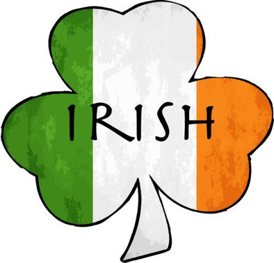 WickedGoodz Ireland Flag Irish Shamrock Vinyl Decal - Bumper Sticker - Perfect Irish Heritage Gift-WickedGoodz