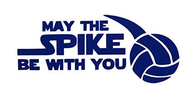 Custom Volleyball Vinyl Decal Sports Bumper Sticker-WickedGoodz