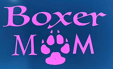 Custom Boxer Mom Vinyl Decal-WickedGoodz