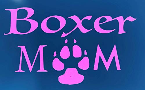 Custom Boxer Mom Vinyl Decal-WickedGoodz