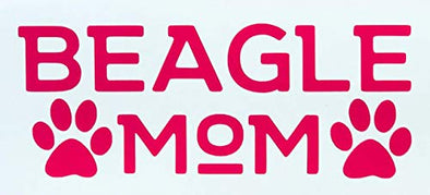 Custom Beagle Mom Vinyl Decal-WickedGoodz