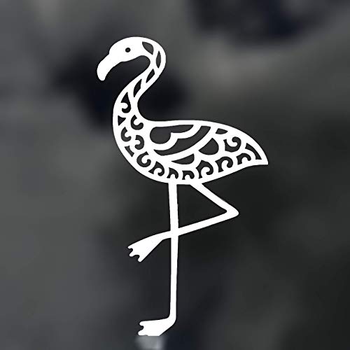 Custom Fancy Flamingo Vinyl Decal-WickedGoodz