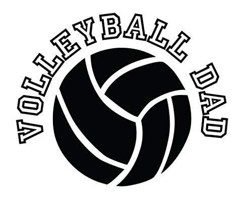 Volleyball Dad Vinyl Decal Sports Bumper Sticker-WickedGoodz