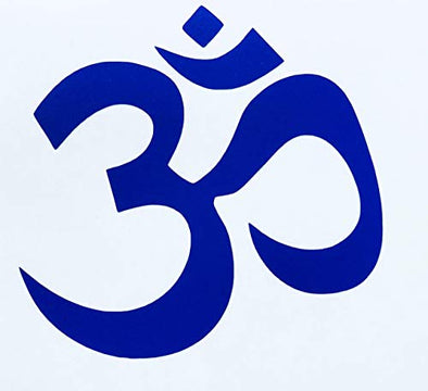 Custom Ohm Yoga Vinyl Decal - Personalized Sticker - Pick Size and Color-WickedGoodz