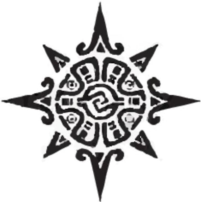 WickedGoodz Aztec Tribal Sun Vinyl Window Decal - Beach Bumper Sticker - Perfect Cultural Gift-WickedGoodz