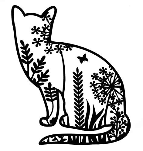 Custom Meadow Cat Vinyl Decal-WickedGoodz