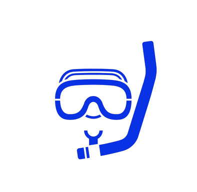 Custom Snorkel Decal - Snorkeling Sticker