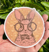 Retro Bunny Vinyl Decal