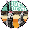 Llama Queen Vinyl Decal