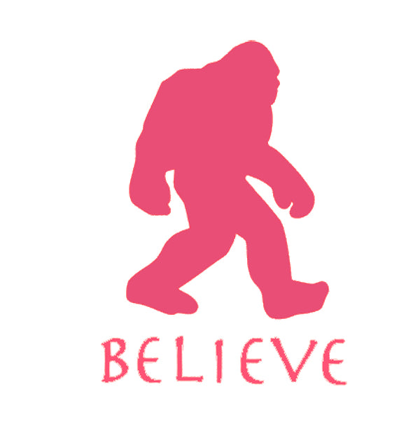 Custom Believe Bigfoot Vinyl Decal