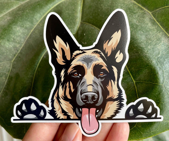 German Shepherd Dog Paw Magnet 5 inch